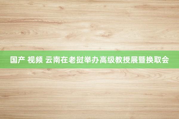 国产 视频 云南在老挝举办高级教授展暨换取会